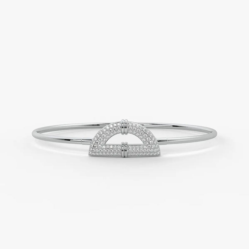 Crescent Buckle Designer Bracelet