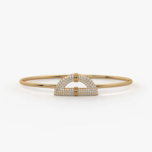 Crescent Buckle Designer Bracelet