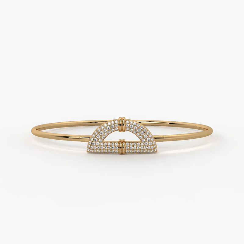Crescent Buckle Designer Bracelet