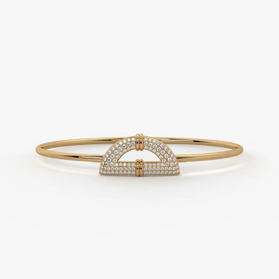 Crescent Buckle Designer Bracelet