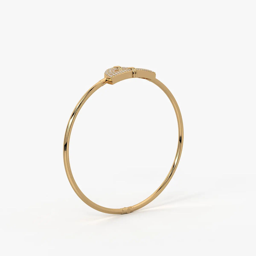 Crescent Buckle Designer Bracelet