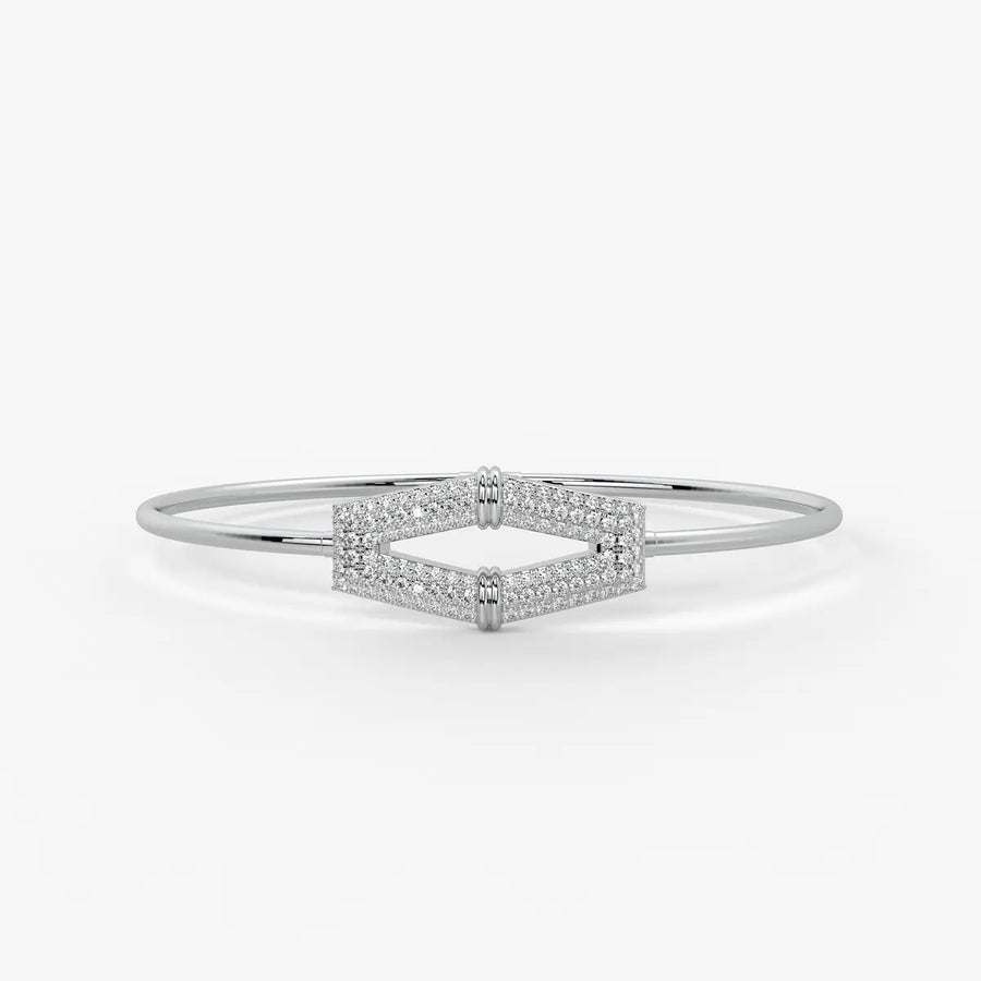 Double Edge Marquise Designer Bracelet