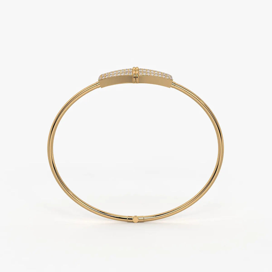 Double Edge Marquise Designer Bracelet