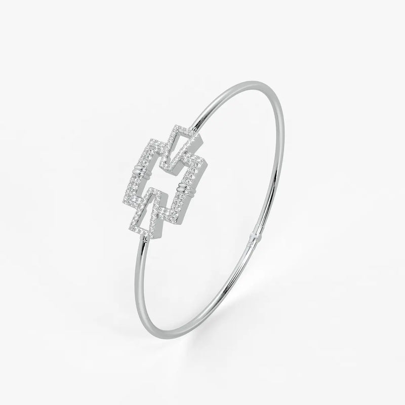 Zigzag Link Designer Bracelet