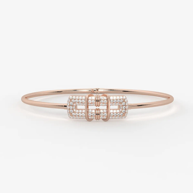 Buckled Bar Designer Bracelet