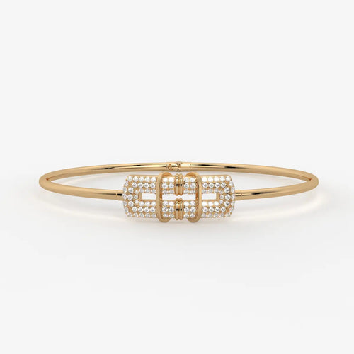 Buckled Bar Designer Bracelet