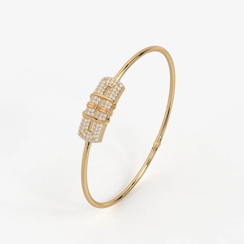 Buckled Bar Designer Bracelet
