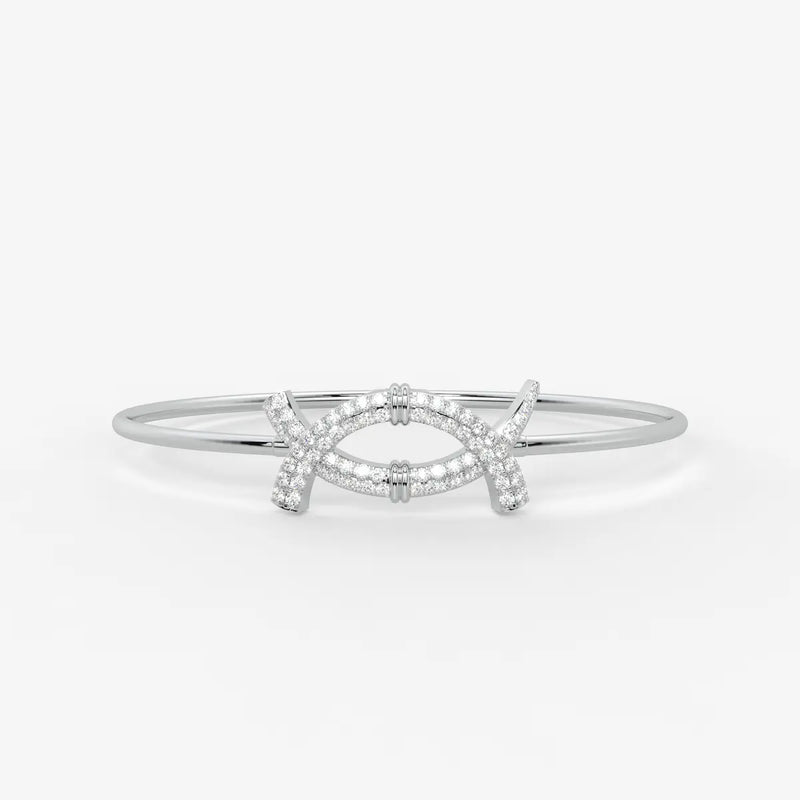 Cross Loop Designer Bracelet