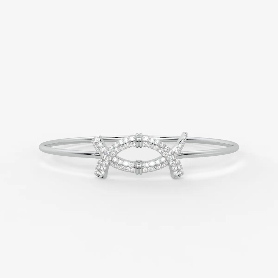 Cross Loop Designer Bracelet
