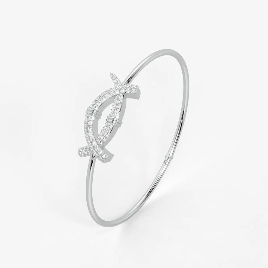 Cross Loop Designer Bracelet