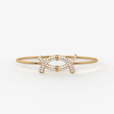 Cross Loop Designer Bracelet