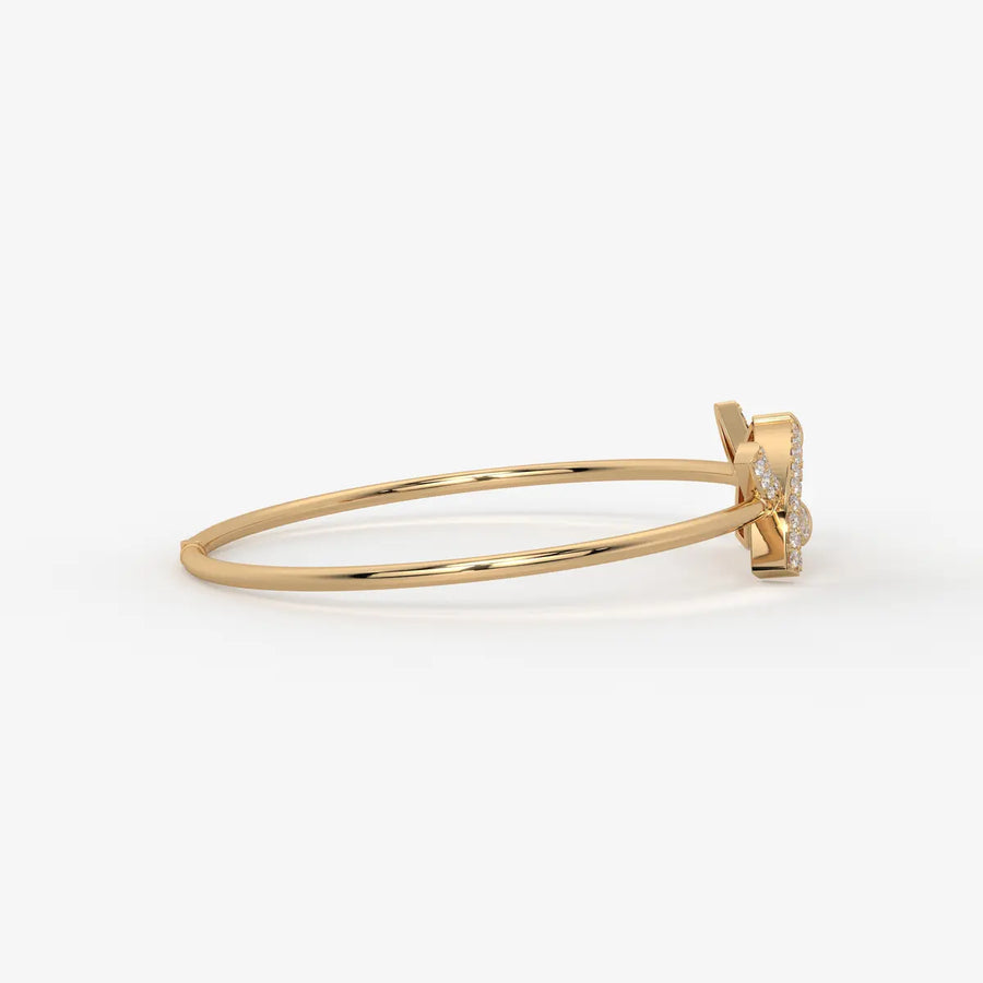 Cross Loop Designer Bracelet