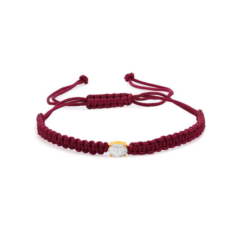 Luxe Solo Oval Prong Band