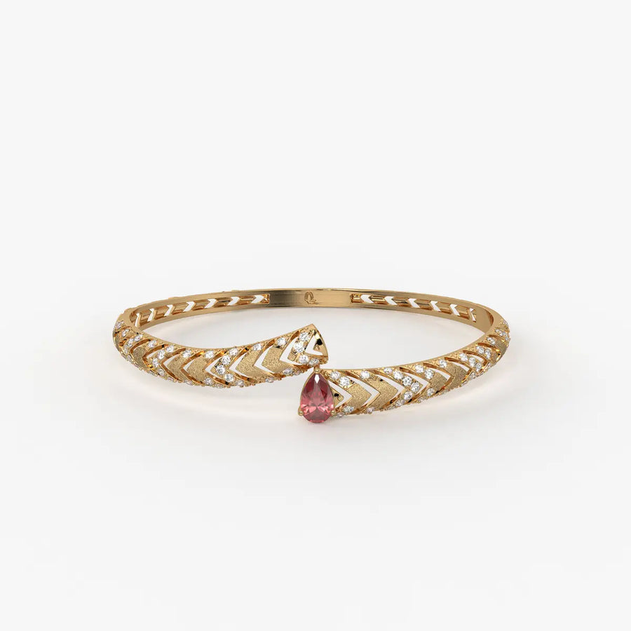 Rosyra Chevron Drop Bracelet
