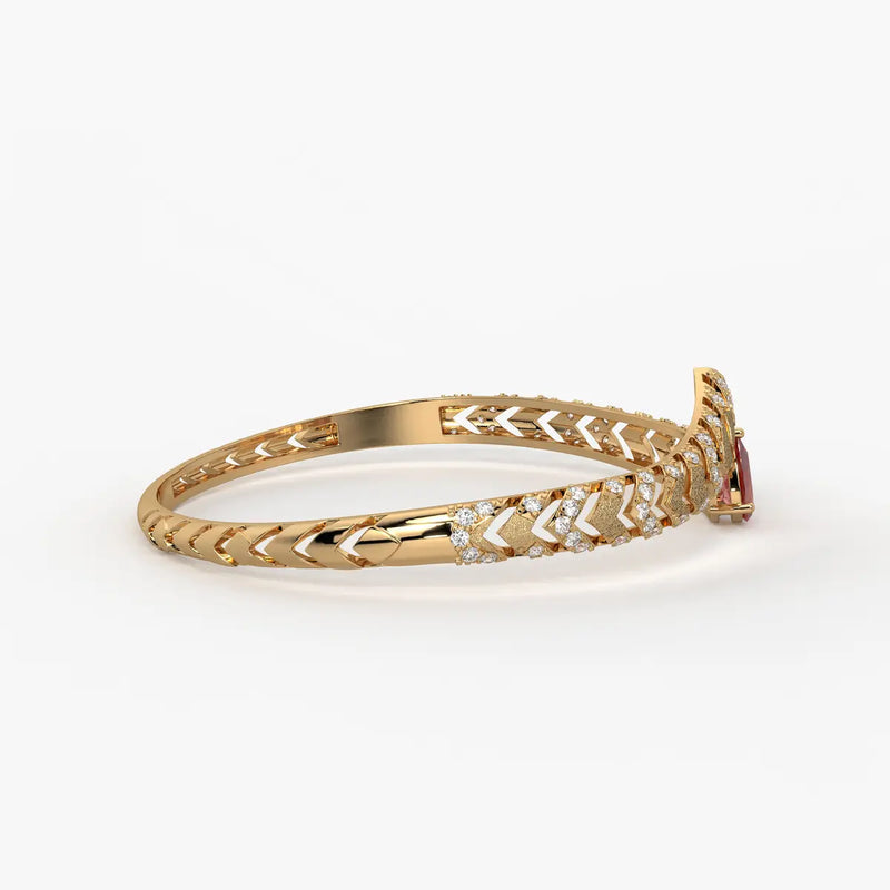 Rosyra Chevron Drop Bracelet