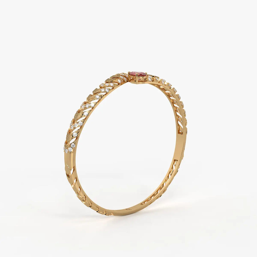 Rosyra Chevron Drop Bracelet