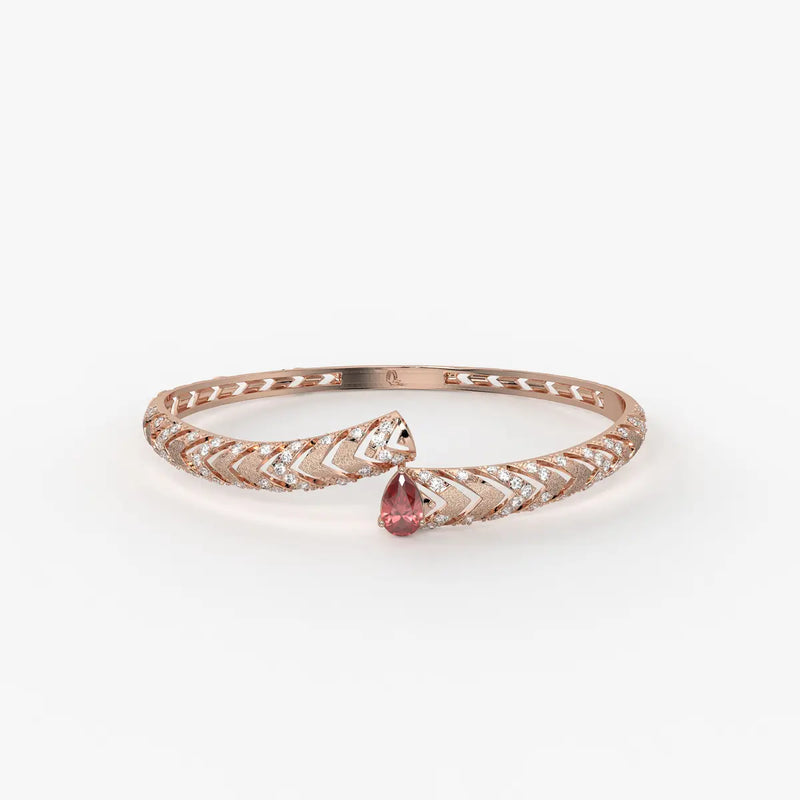 Rosyra Chevron Drop Bracelet