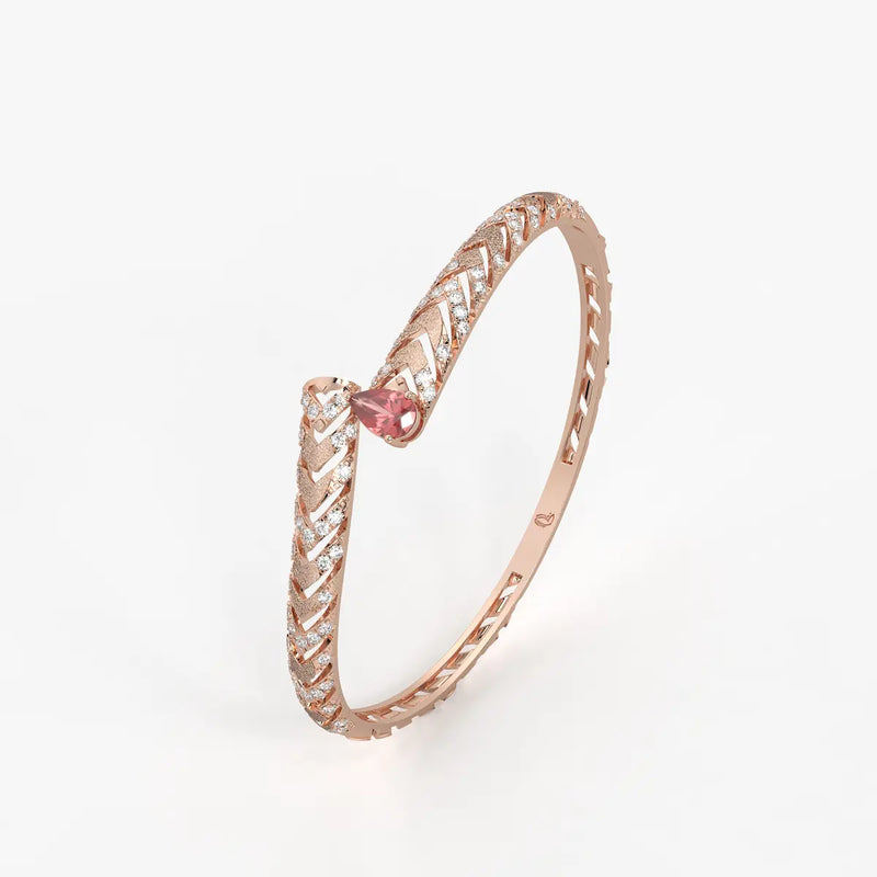 Rosyra Chevron Drop Bracelet