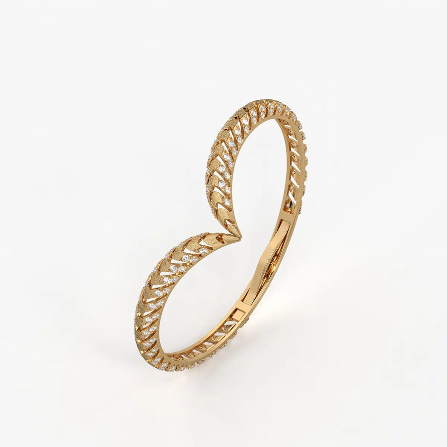 Aurevyn Chevron Crown Bracelet