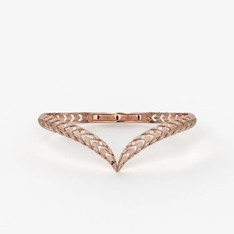 Aurevyn Chevron Crown Bracelet
