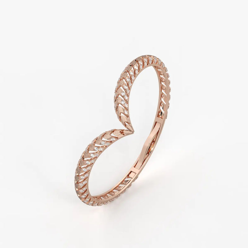Aurevyn Chevron Crown Bracelet