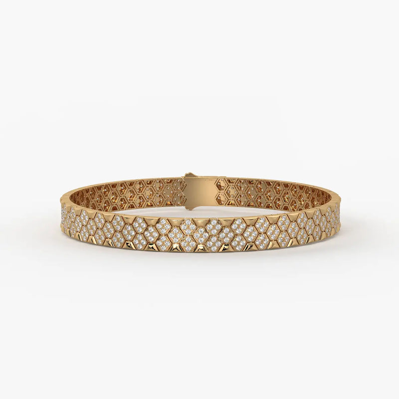 Hexara Glint Weave Bracelet