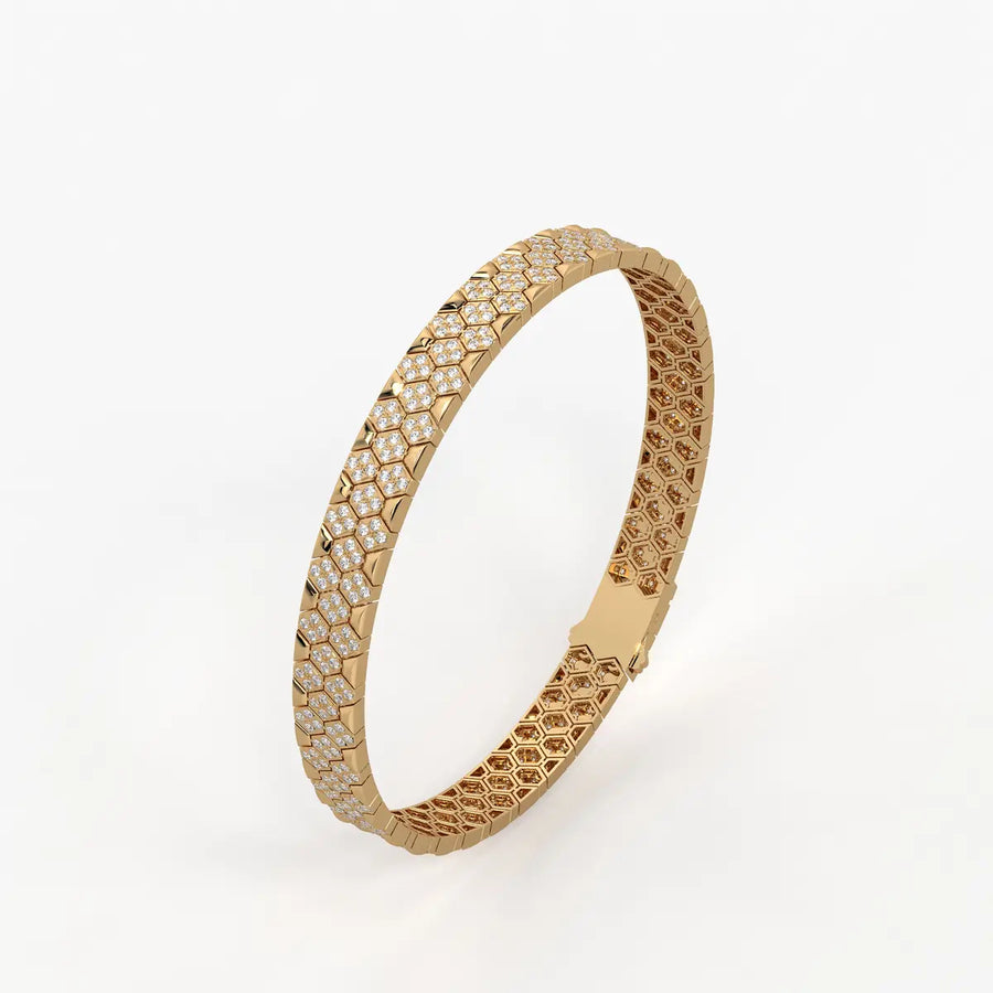 Hexara Glint Weave Bracelet