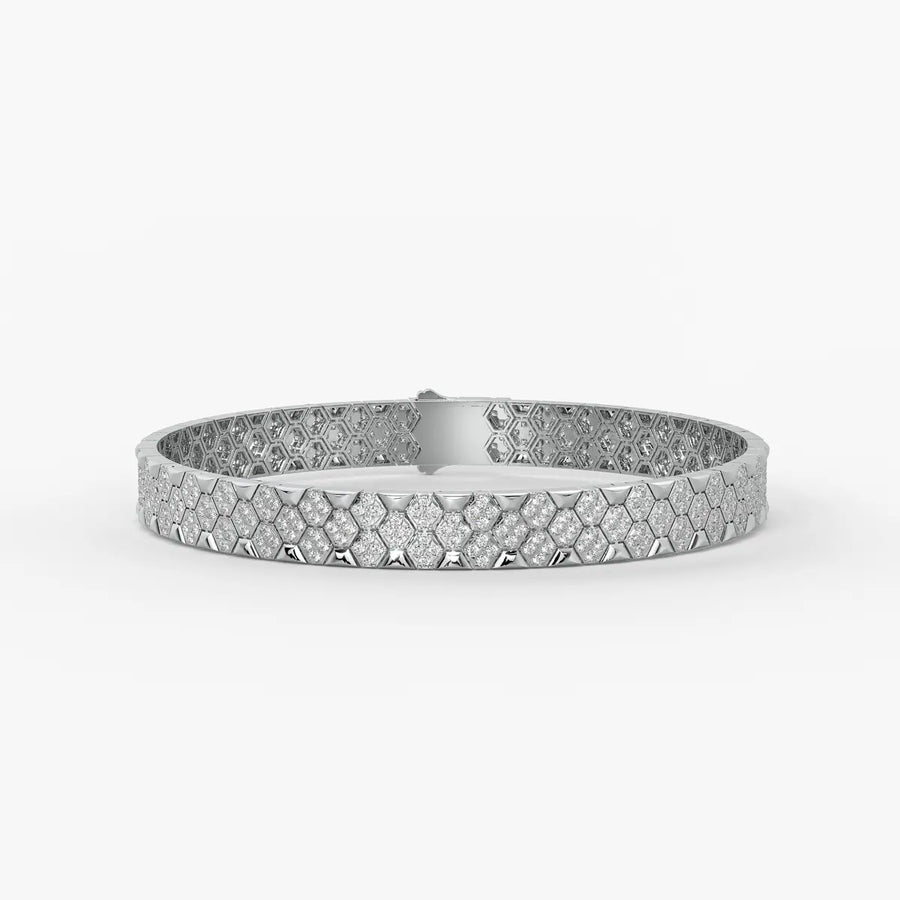 Hexara Glint Weave Bracelet