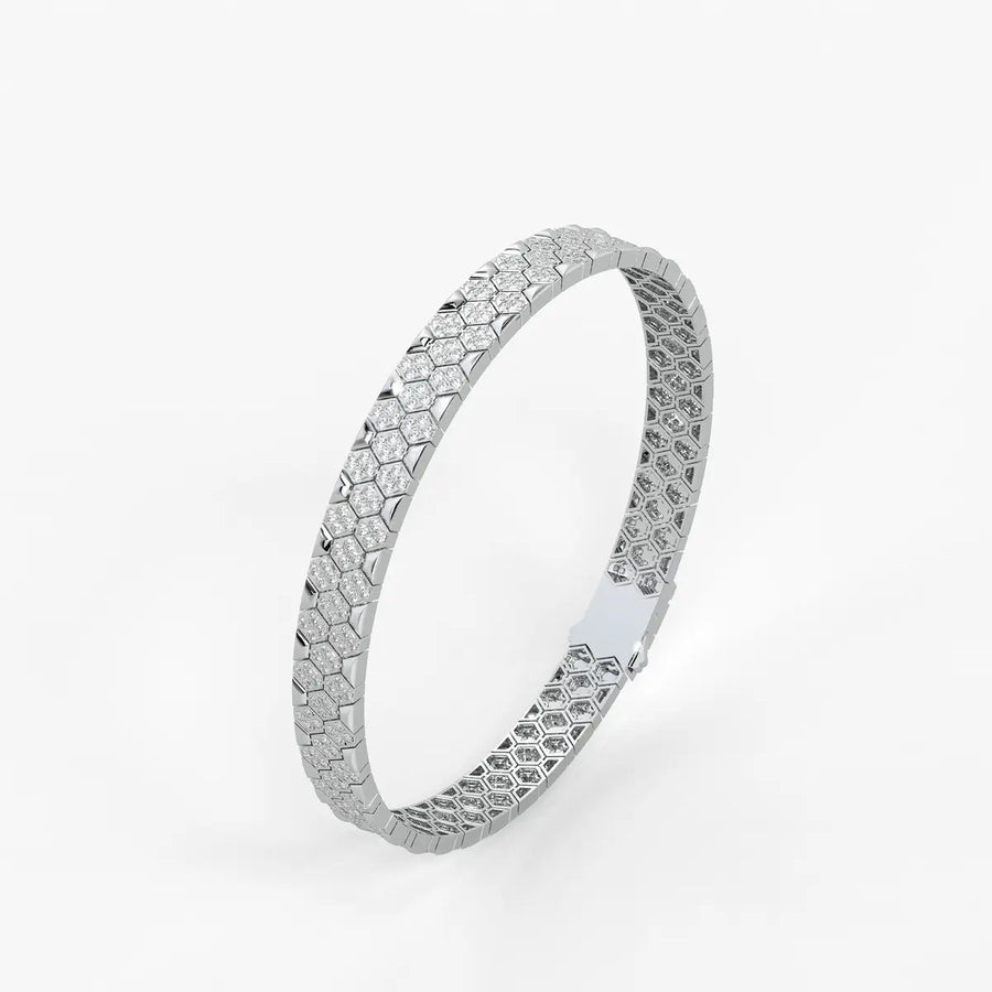 Hexara Glint Weave Bracelet