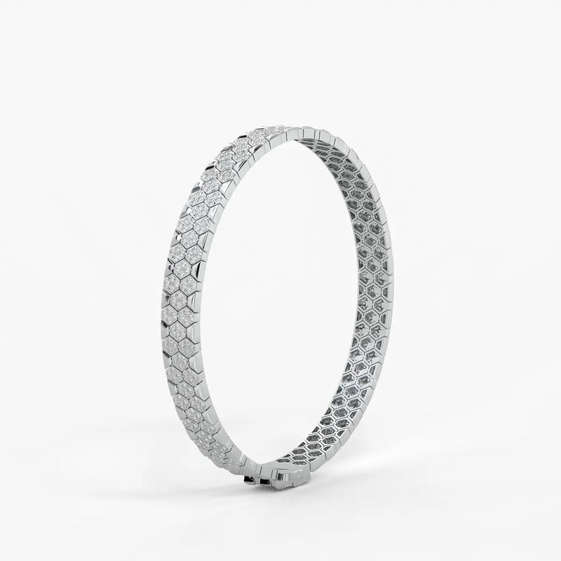 Hexara Glint Weave Bracelet