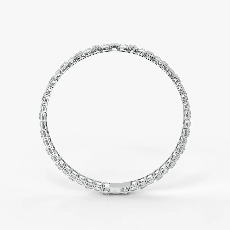 Blocara Round Diamond Gridline Bracelet