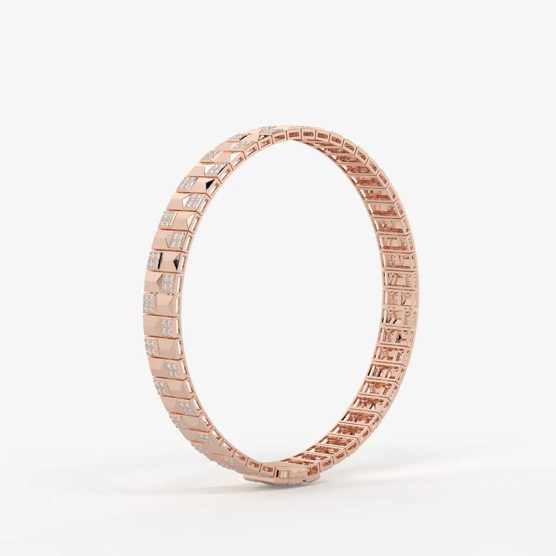 Zenthyra Diamond Voxelle Matrix Bracelet