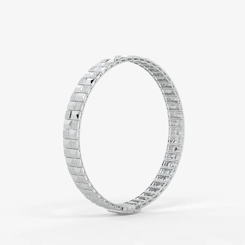 Zenthyra Diamond Voxelle Matrix Bracelet