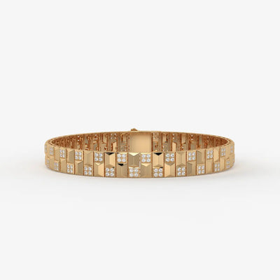 Zenthyra Diamond Voxelle Matrix Bracelet
