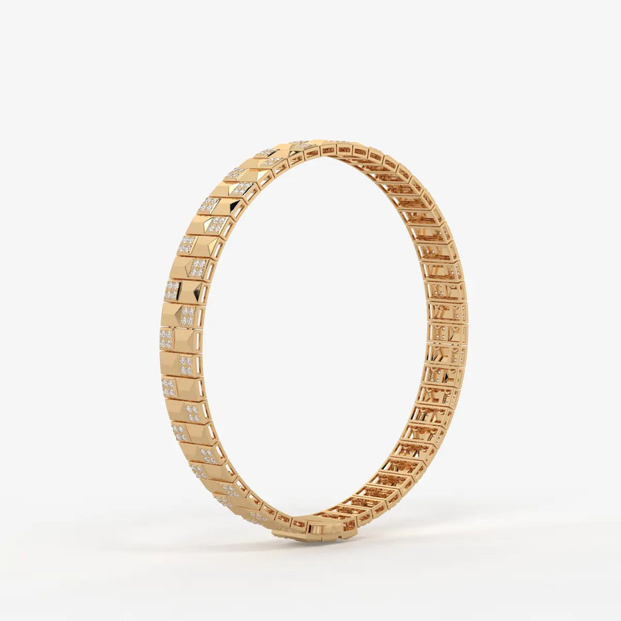 Zenthyra Diamond Voxelle Matrix Bracelet