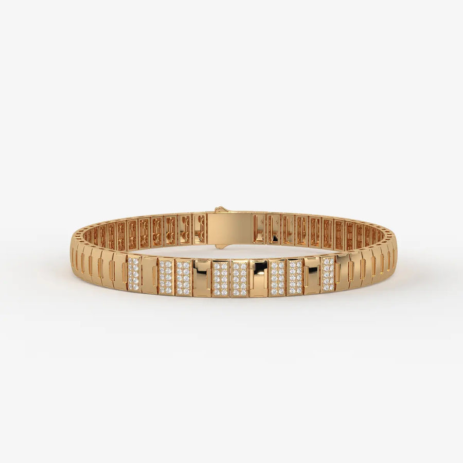 Zenvira Luxe Grid Bracelet