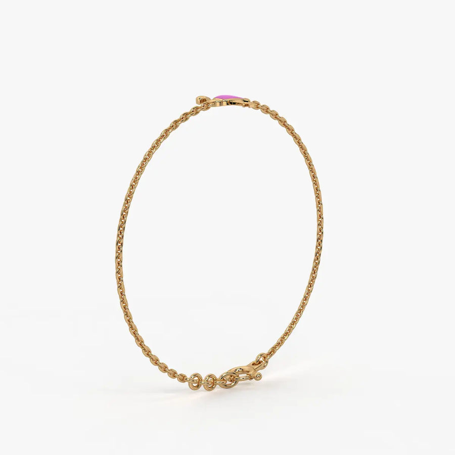 Blush Swan Flamingo Bracelet