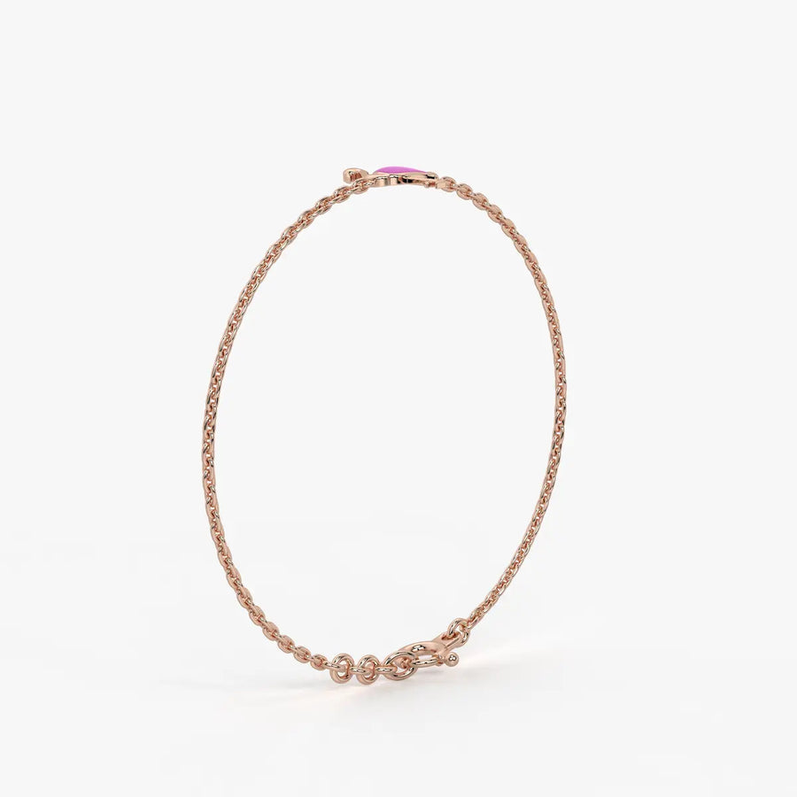 Blush Swan Flamingo Bracelet