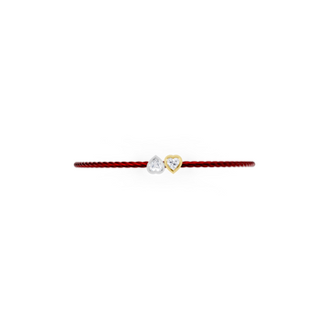 Duo Heart Bezel Band