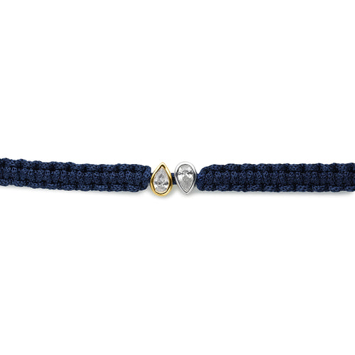 Luxe Duo Pear Bezel Band