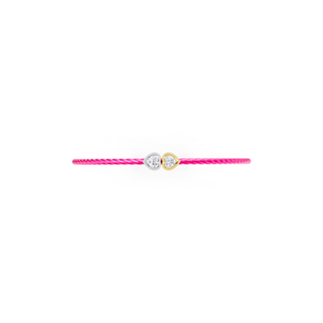 Luxe Duo Heart Bezel Band