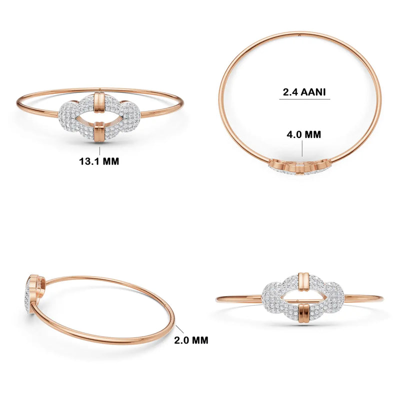 Callista Buckle Diamond Bracelet