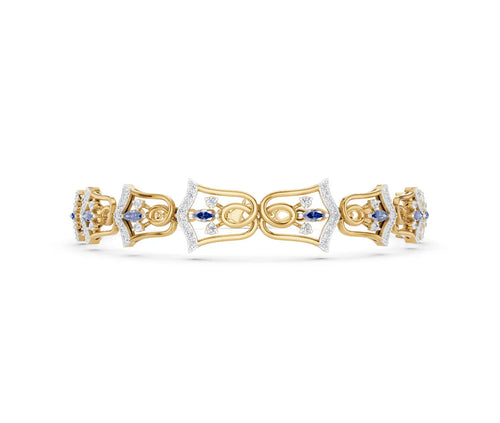Blue Bell Diamond  Bracelet