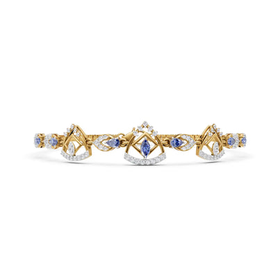 Vivid Prism Fanfare Diamond Link Bracelet