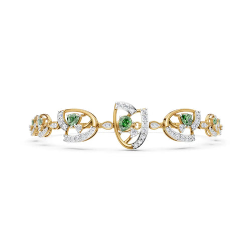 Astral Solstice Diamond Link Bracelet