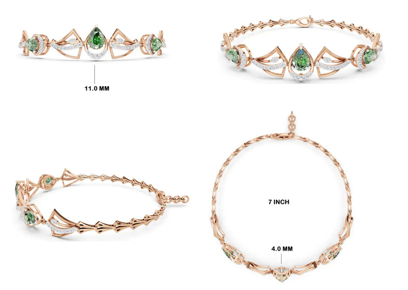 Sylvan Tier Diamond Link Bracelet