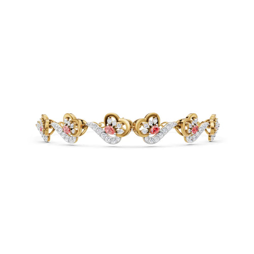 Inaya Floral Diamond Bracelet