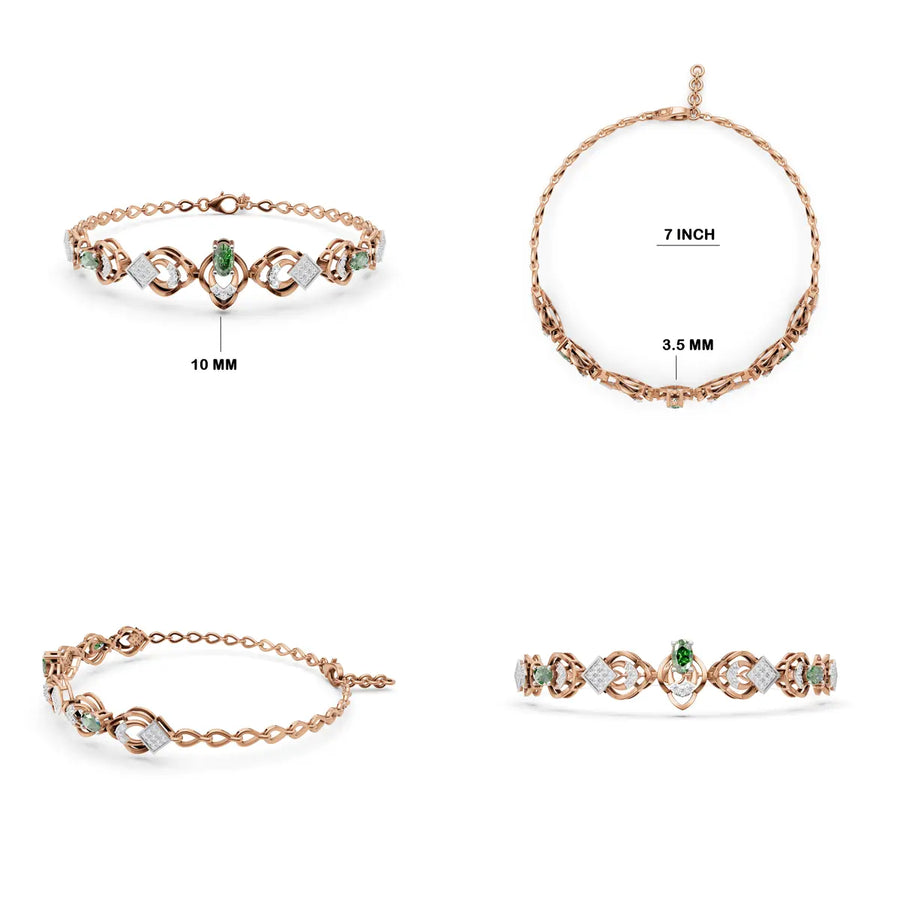 Elira Mosaic Diamond Bracelet