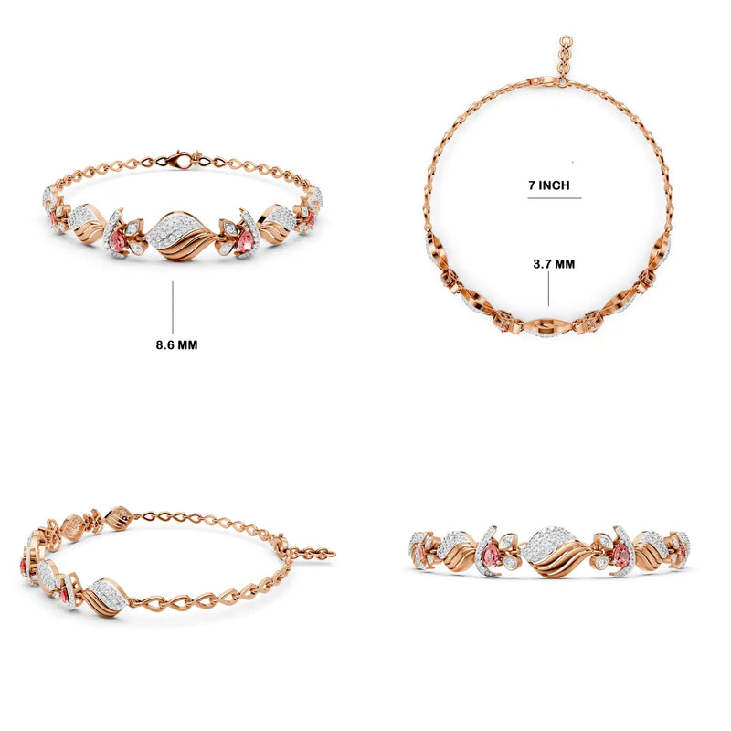 Solene Flutter Diamond Bracelet