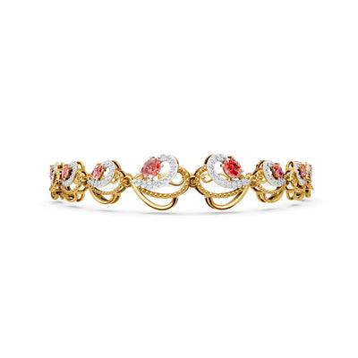 Delphine Ripple Diamond Bracelet